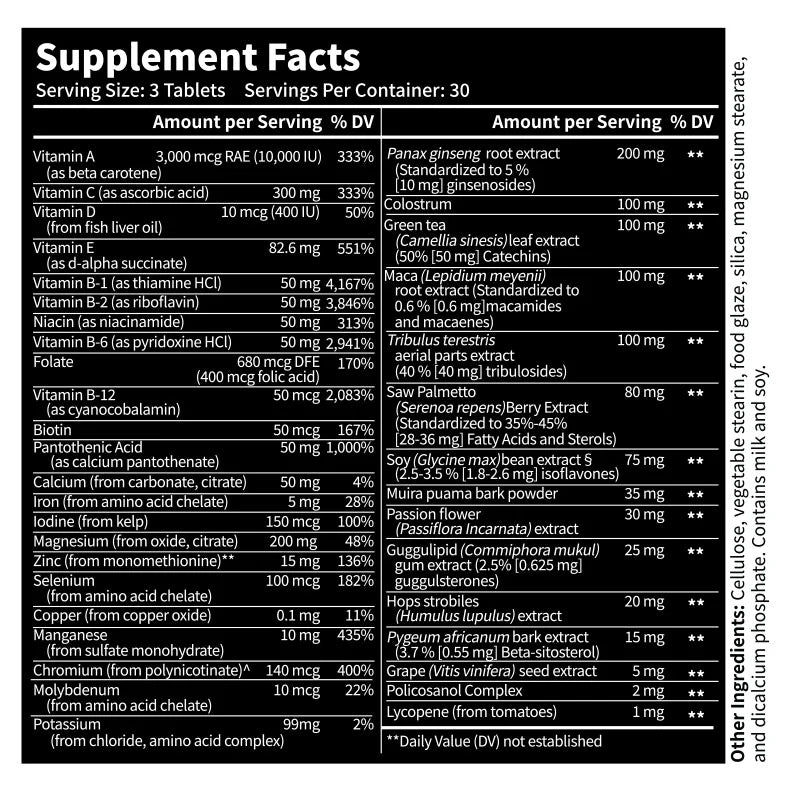 supplement facts