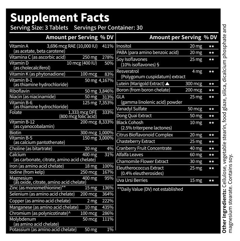 supplement facts