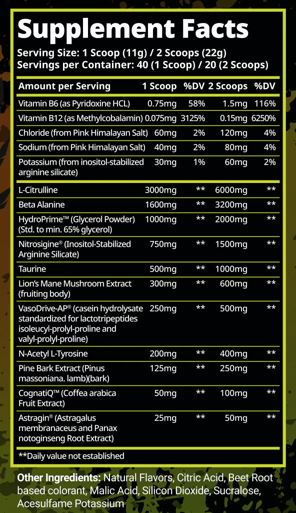 supplement facts